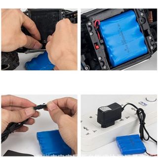 Ô tô đồ chơi siêu địa hình điều khiển từ xasử dụng pin sạc 2000mAh kích thước 28cm x 16cm x 17cm