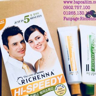 thuốc nhuộm tóc thảo dược Richenna Hàn Quốc