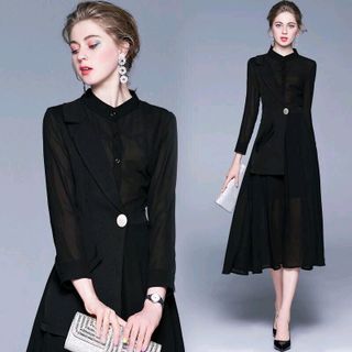 Đầm xếp ly cao cấp xinh