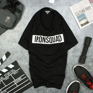 Áo thun body gym IRONSQUAD form slimfit co dãn 4 chiều