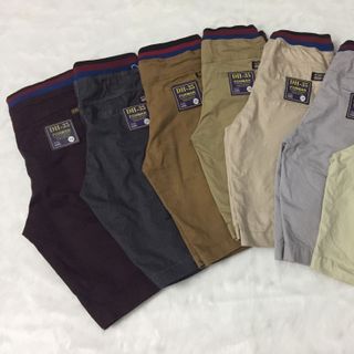 Quần short kaki nam co giãn lưng bo