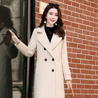 Áo khoác dạ dáng dài