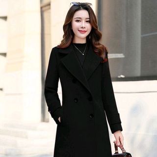 Áo khoác dạ dáng dài