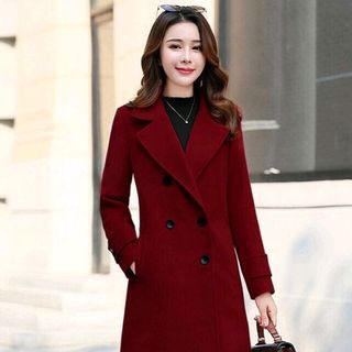Áo khoác dạ dáng dài