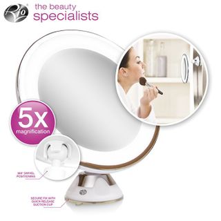Gương tròn để bàn gắn đèn led Multi -use Led Illuminated Mirror