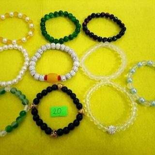 Combo 10 chiếc chuỗi đeo tay phong thủy chỉ 60k 10 chiếc rất nhiều mẫu nhiều màu