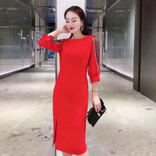 Đầm thun đính hạt