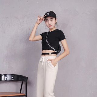 Quần jogger nữ kaki thun 19301
