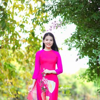 ÁO DÀI TRUYỀN THỐNG hoa sen nón lá