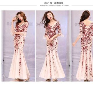 Đầm ren dạ hội xinh xắn