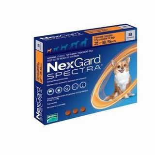 Thuốc trị ve ghẻ bọ chét demodex tẩy giun cho chó - Nexgard Spectra cho chó 2-35kg giá sỉ