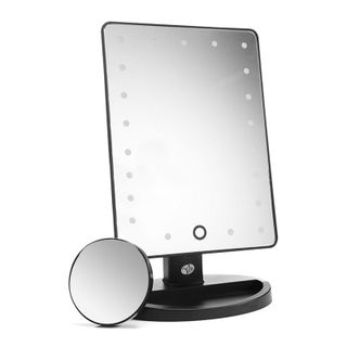 Gương vuông trang điểm gắn đèn led - Led touch dimmable makeup mirror giá sỉ