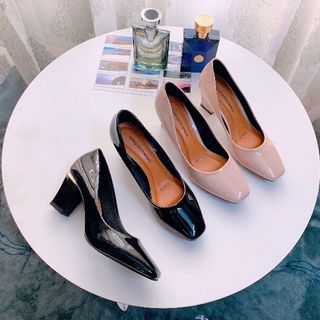 Giày gót cao siêu nhẹ sang phom chuẩn