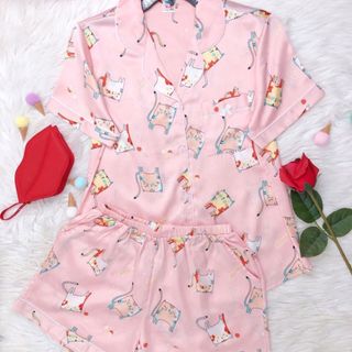 Bộ satin hình đùi mẫu 3