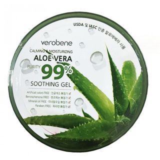 Gel Dưỡng Ẩm Lô Hội Verobene Calming Moisturizing Aloe Vera Purity 99 Smothing Gel 300ml