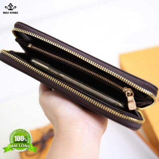 Ví da nam nữ giá rẻ xả kho ví da thời trang phong cách hàn quốc ví bóp dài ví cầm tay nam nữ cao cấp bóp da nam nữ