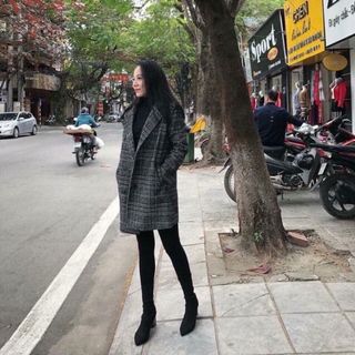 ÁO KHOÁC KẺ CÚC NỮ