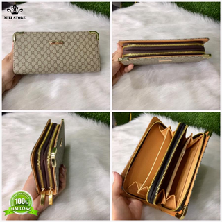 Ví da nam nữ cầm tay bóp da cầm tay thời trang phụ kiện thời trang nam nữ giá rẻ
