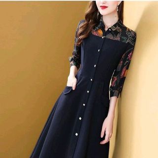 Đầm cổ sơmi