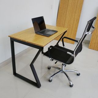 BFMB001 - Bàn làm việc MBamboo 100x60cm chân sắt lắp ráp