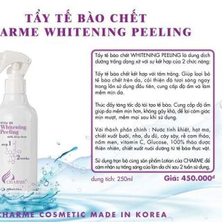 TẨY TẾ BÀO CHẾT CHARME 250ML - MADE IN KOREA