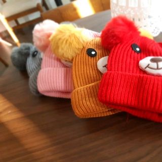 Len nhí gấu 2 cục bông