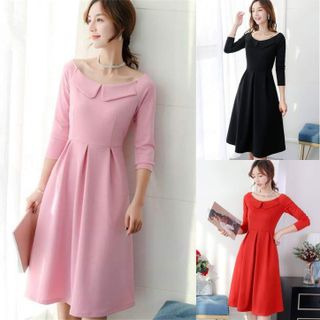 Váy đầm giá sỉ - Đầm váy giá sỉ - Giá bán buôn - Đầm xoè công sở giá buôn giá rẻ mới nhất dạo phố dự tiệc