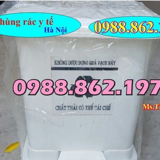 thùng rác y tế màu đen 20L thùng rác y tế màu trắng thùng rác y tế màu vàng sản xuất thùng rác y tế 20L giá sỉ