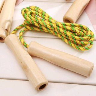 đồ chơi nhảy dây cán gỗ
