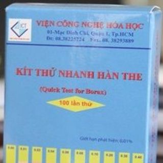 Bộ KIT thử hàn The Viện Công Nghệ Hóa Học Quick Test KTT01 Xanh