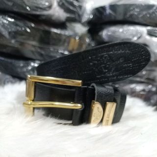 thắt lưng da đầu khóa đồng đúc