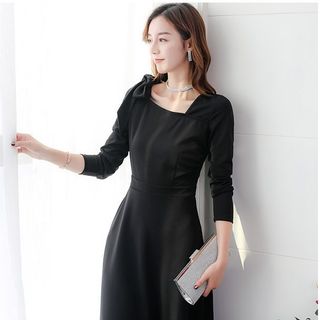 Váy đầm giá sỉ - Đầm váy giá sỉ - Giá bán buôn - Đầm xoè nơ công sở giá buôn giá rẻ mới nhất dạo phố dự tiệc
