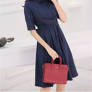 Váy đầm giá sỉ - Đầm váy giá sỉ - Giá bán buôn - Đầm xoè thắt eo công sở giá buôn giá rẻ mới nhất dạo phố dự tiệc