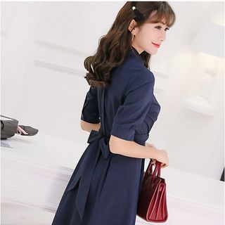 Váy đầm giá sỉ - Đầm váy giá sỉ - Giá bán buôn - Đầm xoè thắt eo công sở giá buôn giá rẻ mới nhất dạo phố dự tiệc