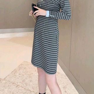 đầm thiết kế caro