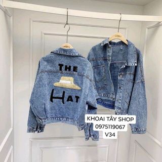 Jean nữ mẫu mới thêu công phu y hình