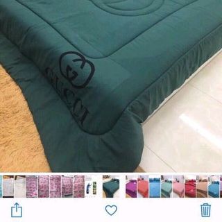 Bộ chăn ga gối vải đũi siêu mềm mịn 550k mua 1 tặng 2
