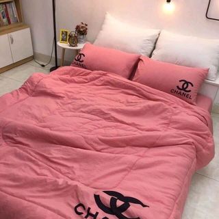 Bộ chăn ga gối vải đũi siêu mềm mịn 550k mua 1 tặng 2