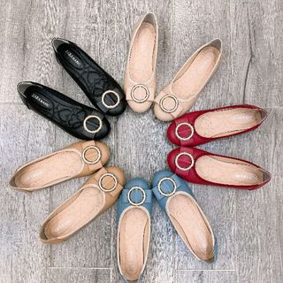 Giày búp bê
Đế bệt đính nơ khóa cực sang mềm