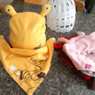 Set nhí khăn và nón cho bé dưới 18th