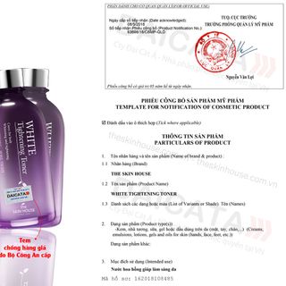 Nước hoa hồng giúp se khít lỗ chân lông và làm sáng da The Skin House
