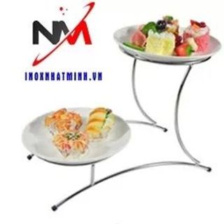 Kệ Trưng Bày Bánh 2 Tầng
