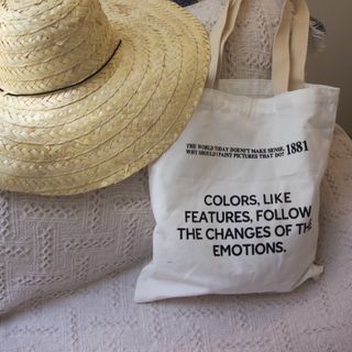TÚI TOTE TÚI CANVAS - TYPO COLOURS - TÚI BẢO VỆ MÔI TRƯỜNG