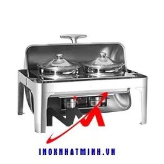 Nồi Hâm Soup Chữ Nhật Nắp Mở Vòng Cung