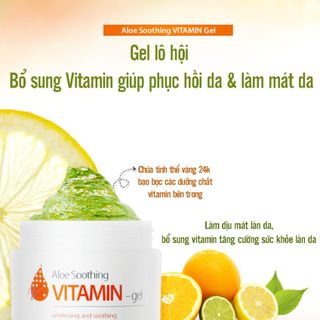 Gel lô hội bổ sung vitamin giúp phục hồi và làm mát da The Skin House