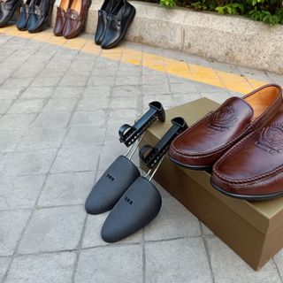 Giày lười nam chất liệu da bò