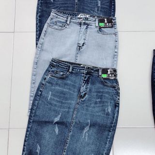 Váy jean ôm cao cấp Anfa