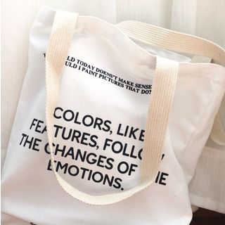 TÚI TOTE TÚI CANVAS - TYPO COLOURS - TÚI BẢO VỆ MÔI TRƯỜNG
