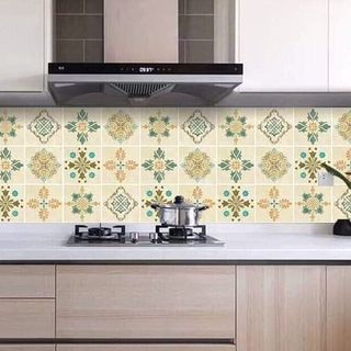 Cuộn giấy dán bếp họa tiết vintage
