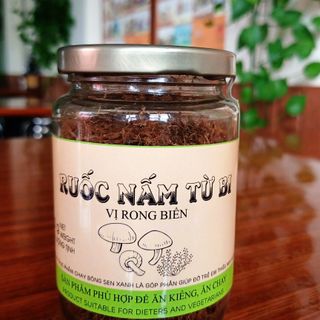Ruốc nấm chà bông nấm chay sạch - Thực phẩm chay Bông Sen Xanh